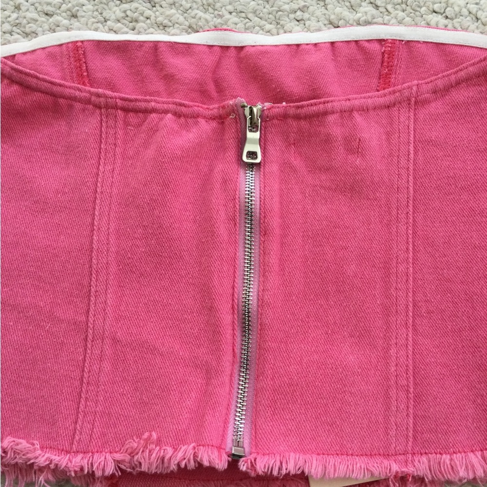 Superdown strapless denim top - Picture 6 of 8
